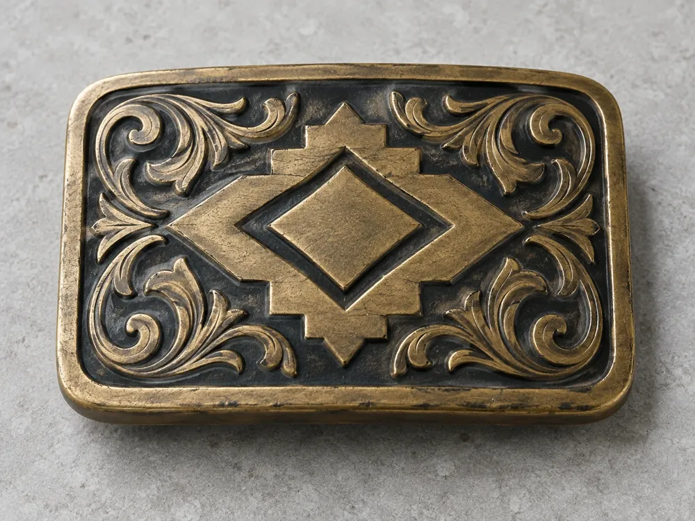 Scrolled Belt Buckle Mold