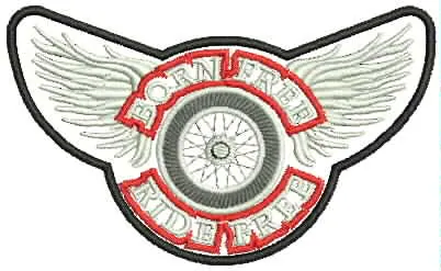 Born Free Ride Free Wheel Wings
