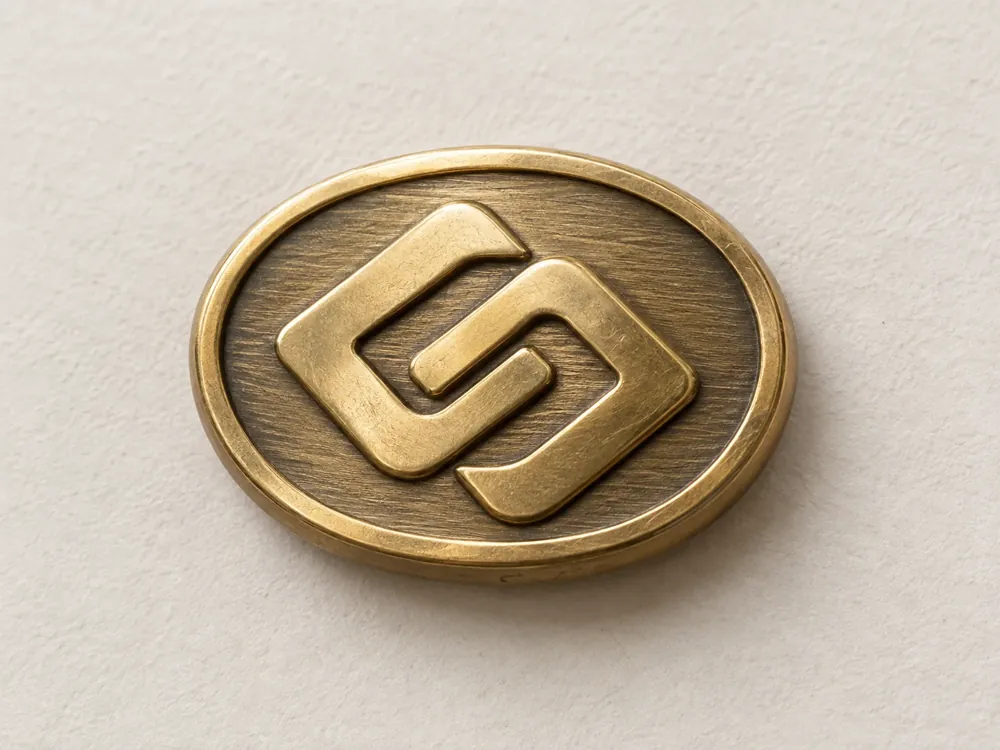 Brass Logo Plate