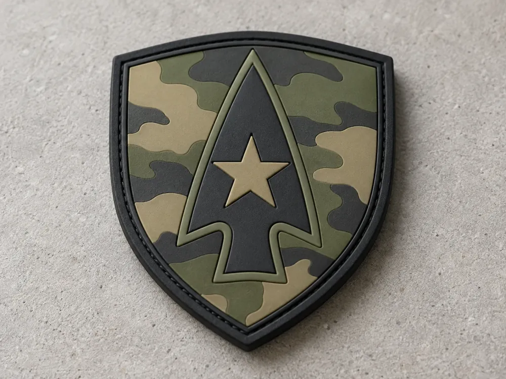 Camo Arrowhead PVC Patch
