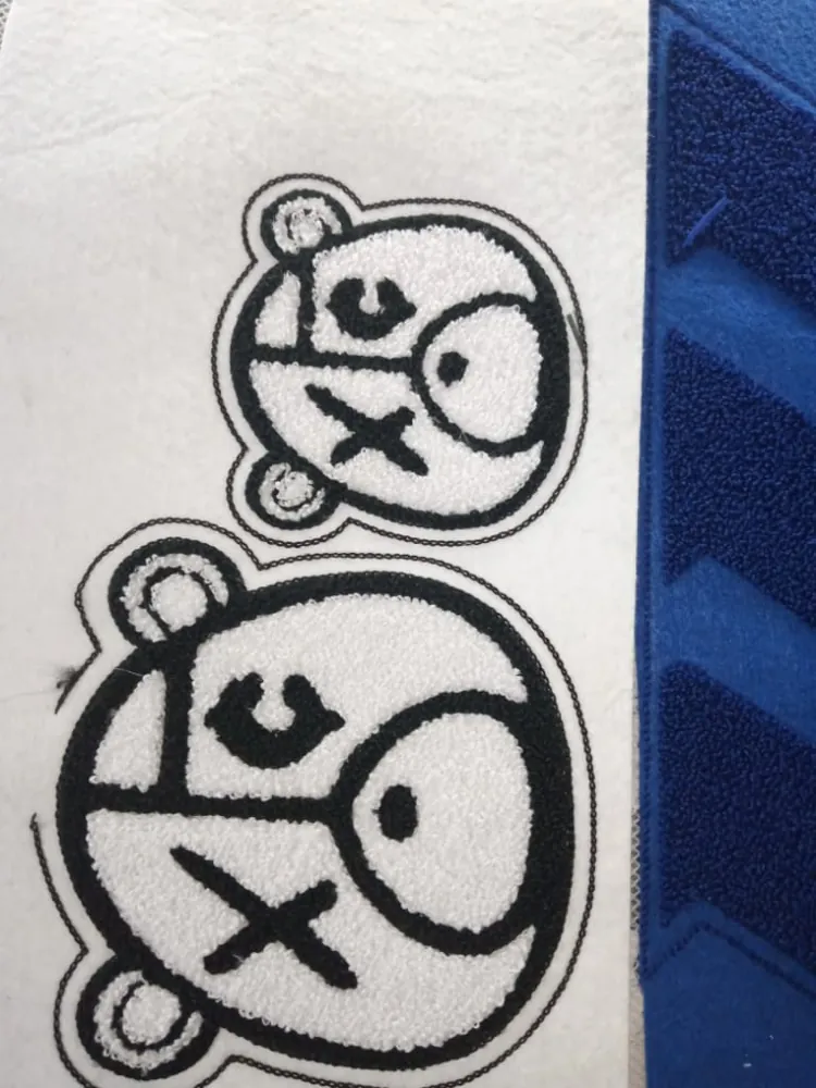 Cartoon Bear Faces Chenille Patch