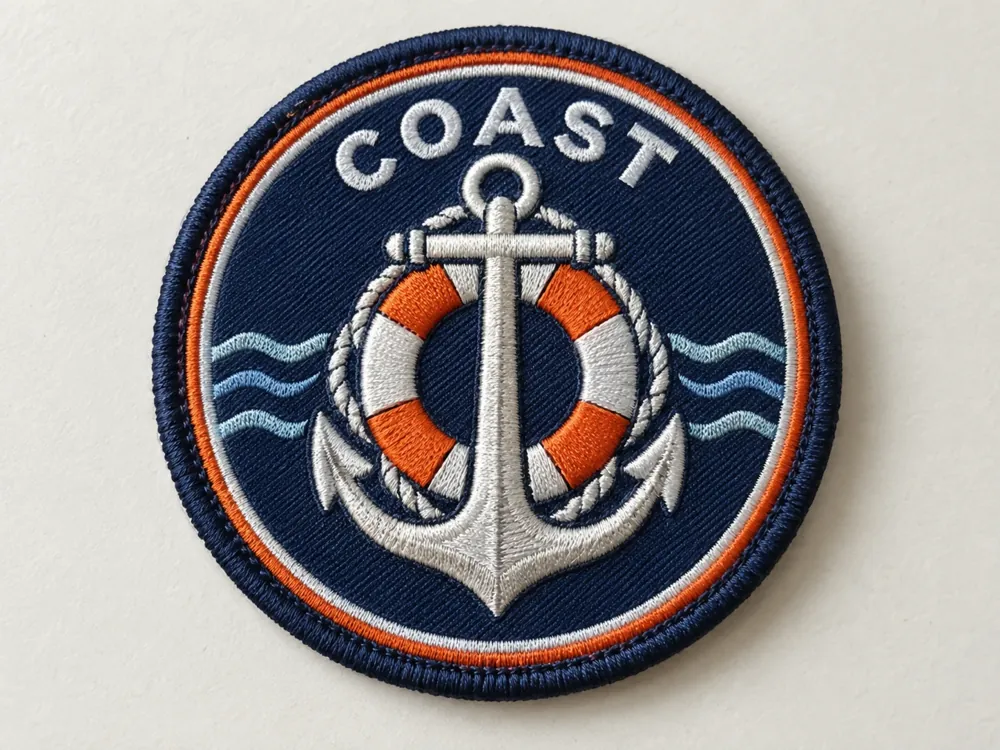 Coast Guard Anchor & Life Ring Emblem