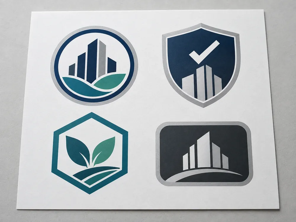 Corporate Badge Vector Set