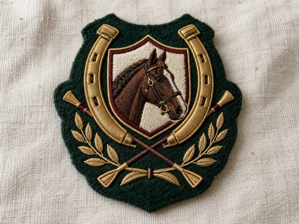 Horseshoe Equestrian Badge