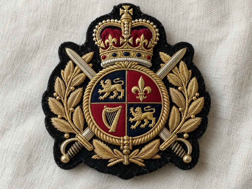Crowned Guard Cap Crest