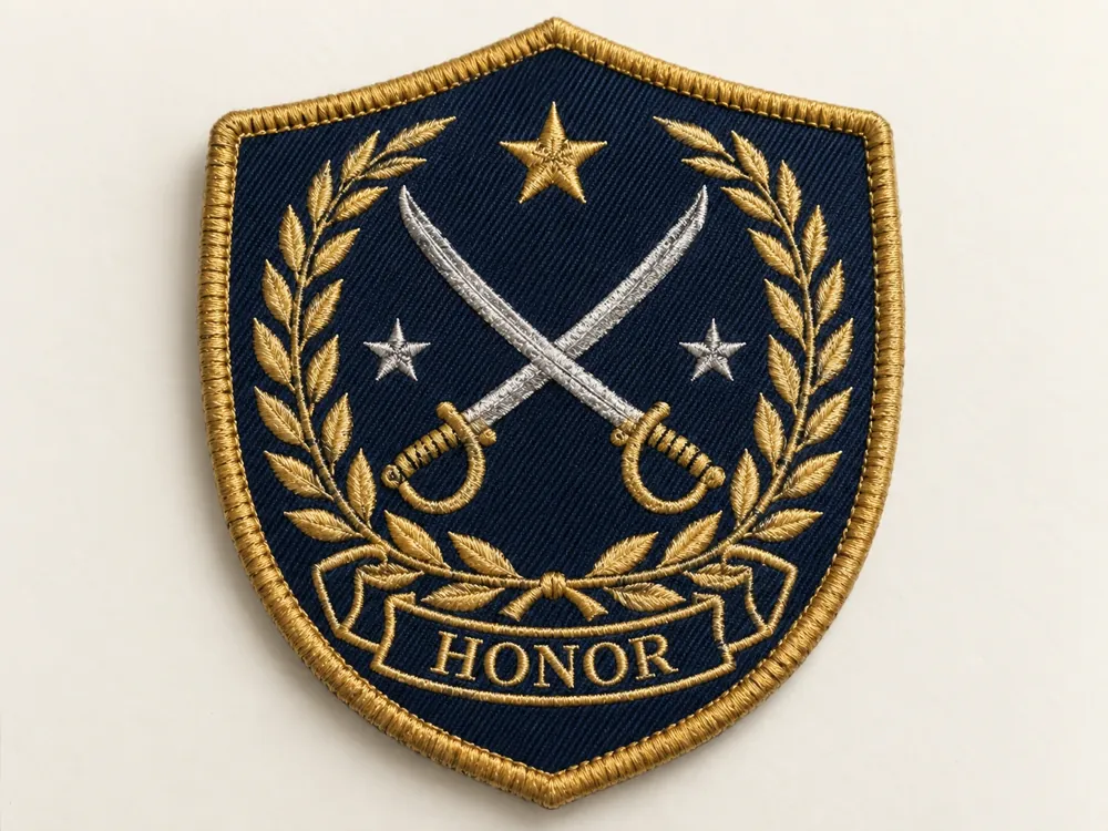 Crossed Sabers Honor Guard Emblem
