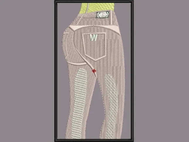 Jeans Back Pocket Design