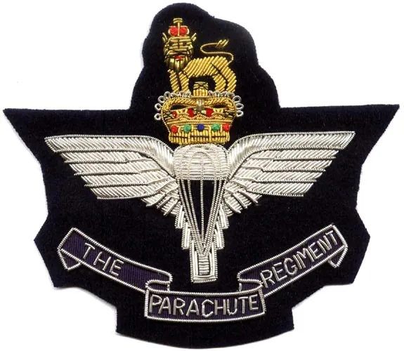 Parachute Regiment Bullion Badge