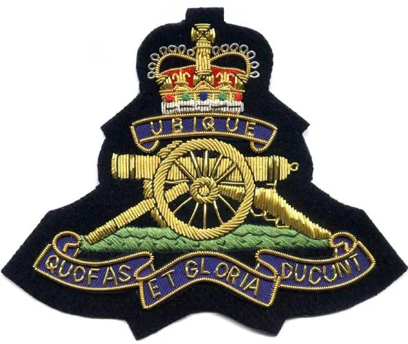 Royal Artillery Bullion Badge