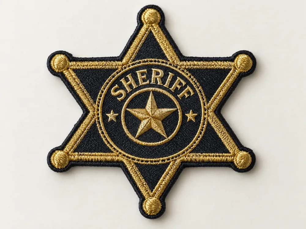 Sheriff Six-Point Star Badge