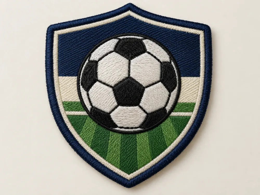 Soccer Ball Shield Patch