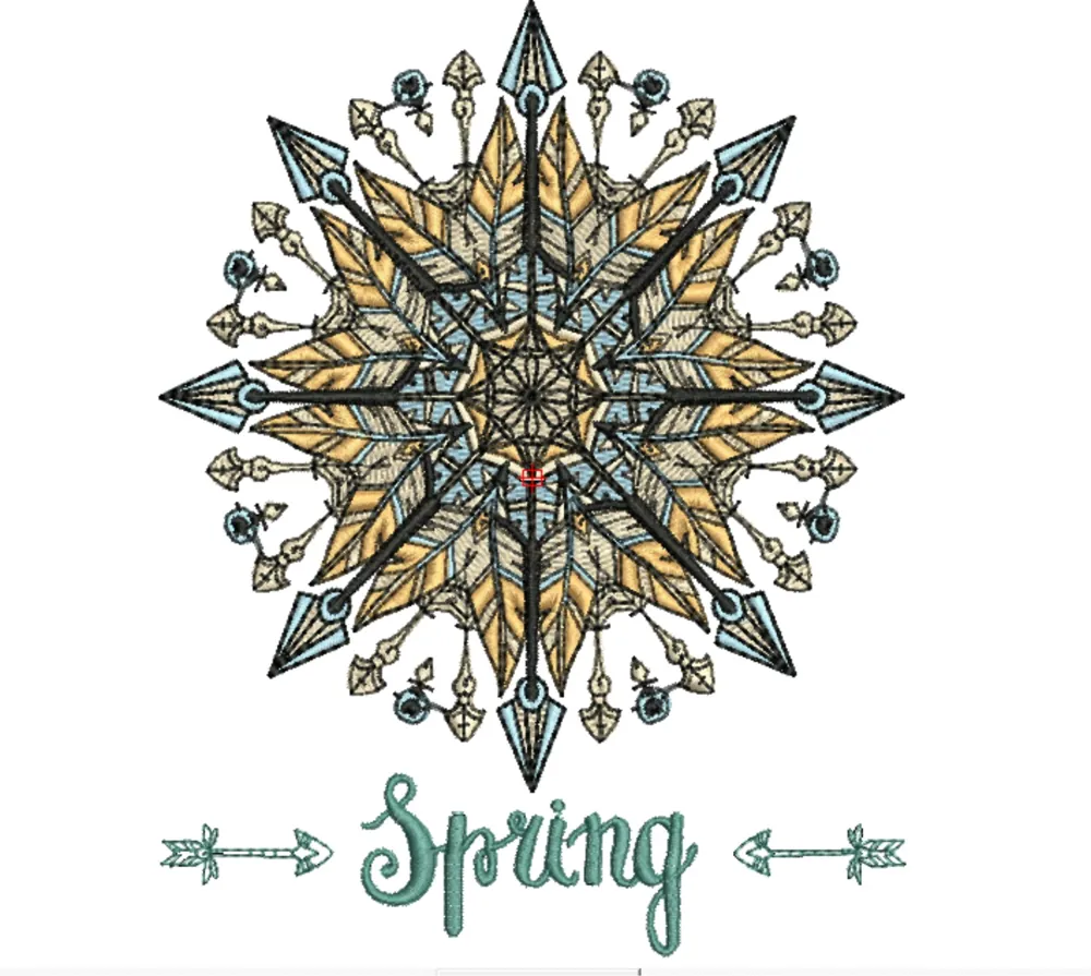 Spring Compass Mandala