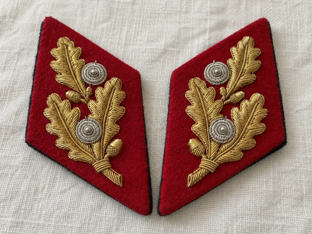 Oak Leaf Staff Gorget Patches