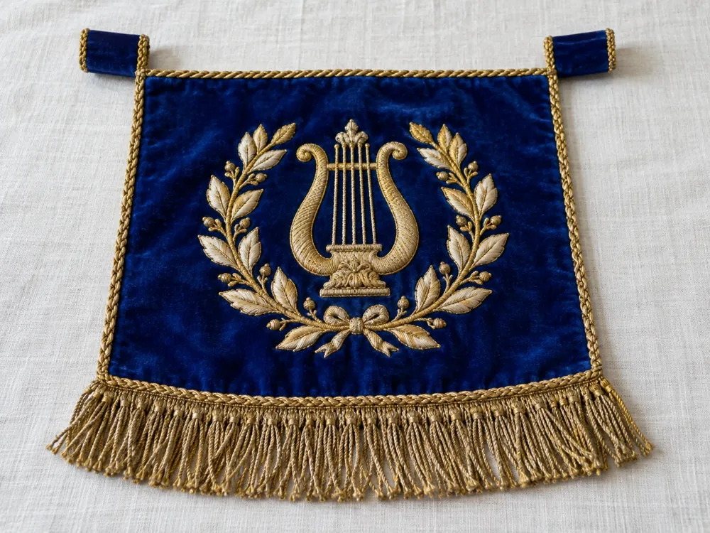 Lyre Trumpet Banner