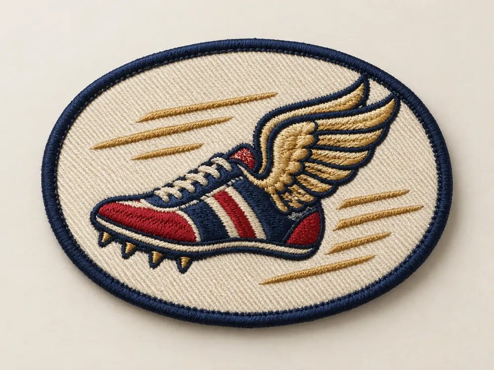 Winged Track Shoe Patch
