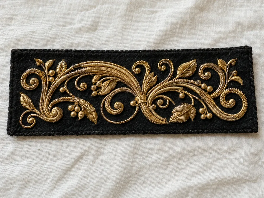 Gold Wire Flourish Band