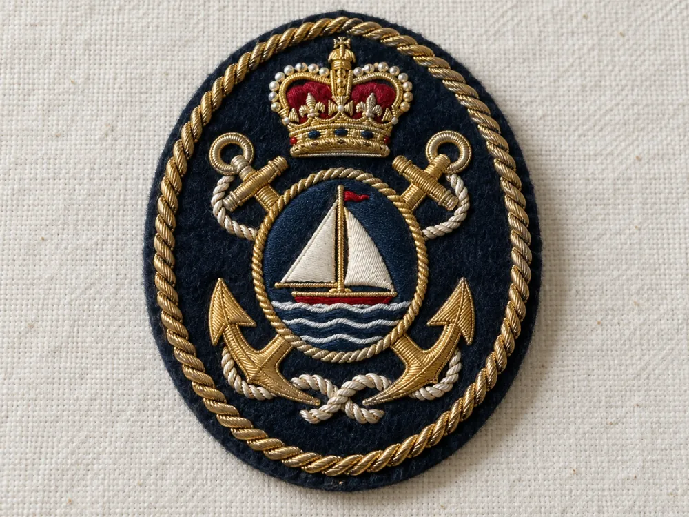 Sailboat Yacht Club Badge